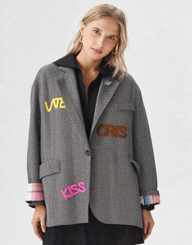 blazer chevron