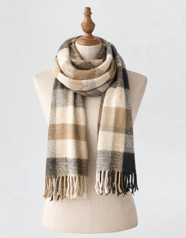 Écharpe carreaux