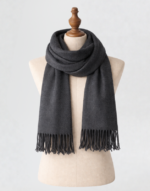 echarpe unie noir