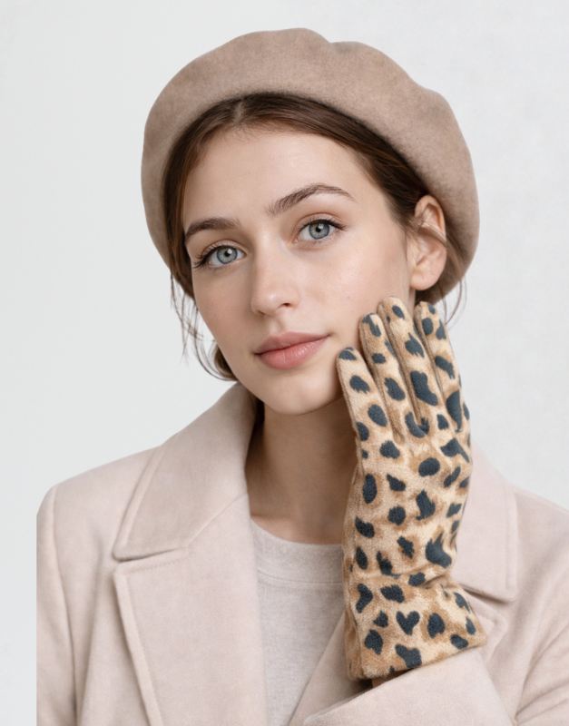 gants léopard