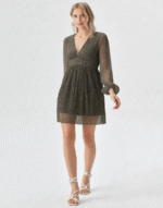 robe courte brillante