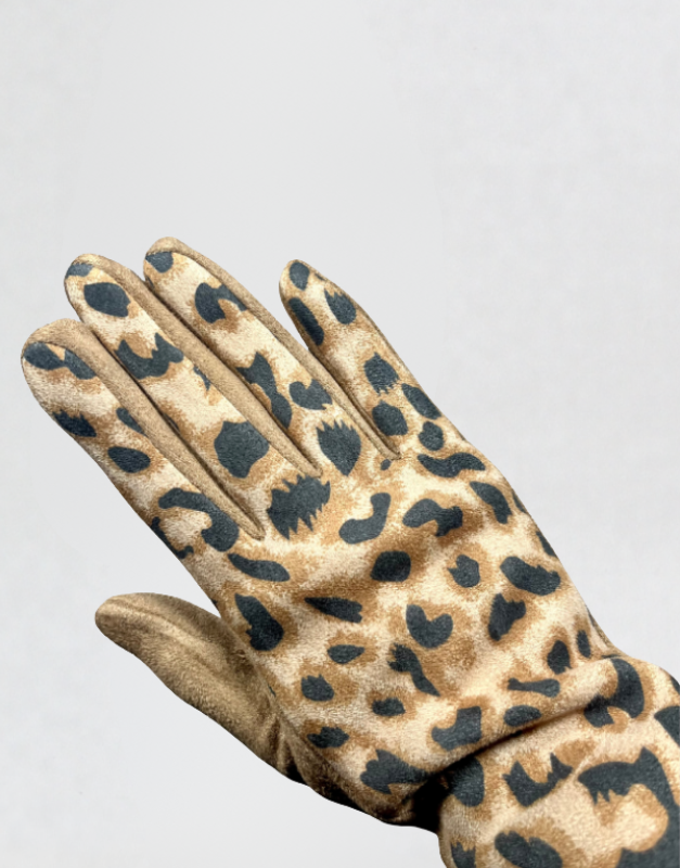 GANTS LEOPARD AILES DE ROSE gants léopard