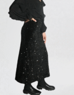 jupe longue à sequins