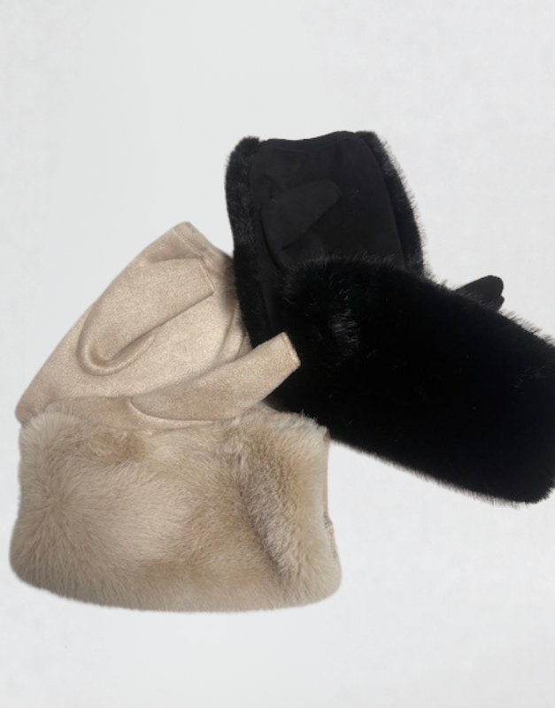mitaines fourrure