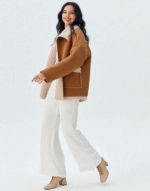 veste camel et moumoute