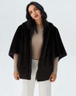 cape giovanni fausse fourrure