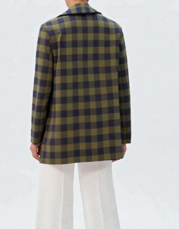 blazer carreaux