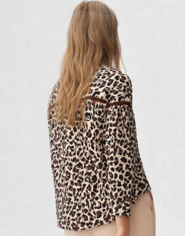 chemise léopard