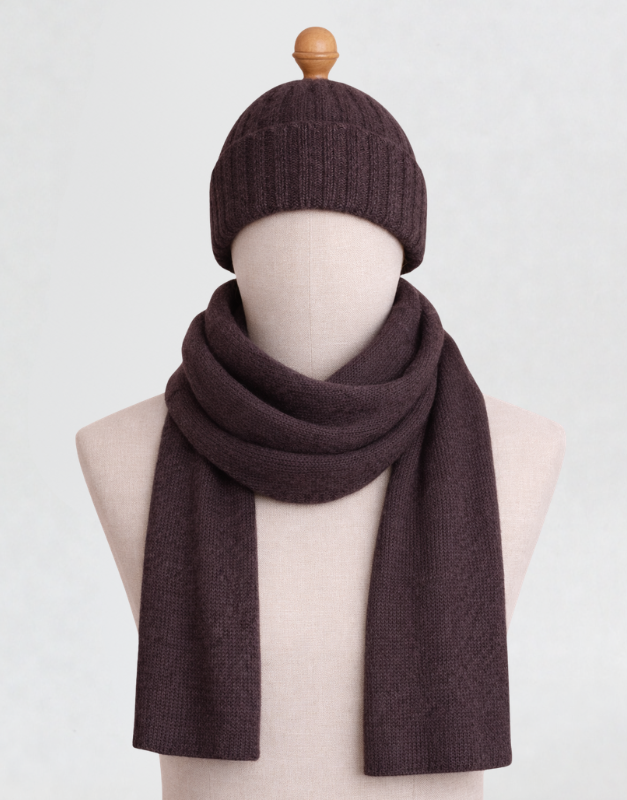 Design sans titre (9) ensemble bonnet écharpe baby alpaga