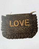 pochette love léopard