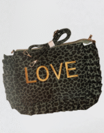 pochette love léopard