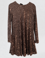 robe courte à sequins