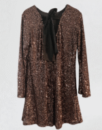 robe courte à sequins