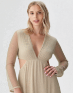 robe longue brillante