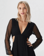 robe longue brillante