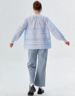 blouse dentelle ajourée