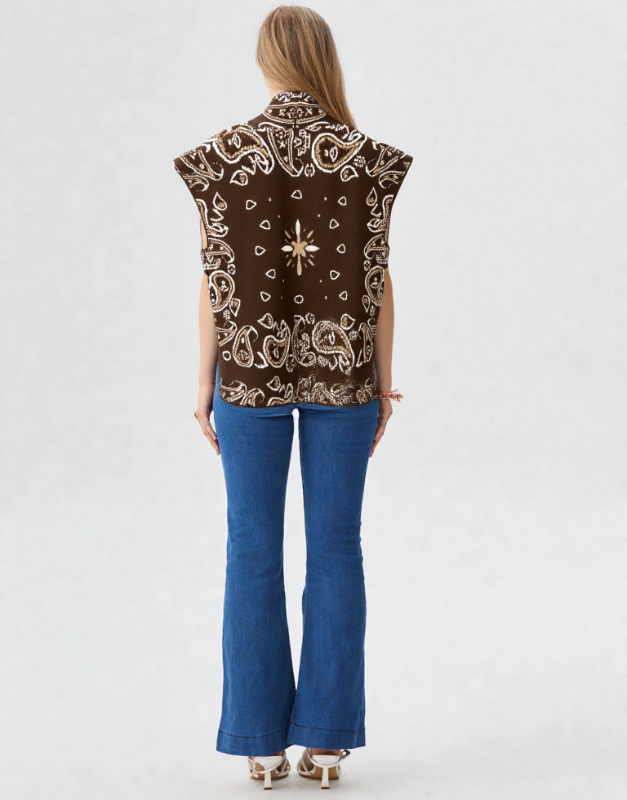 gilet bandana sans manches