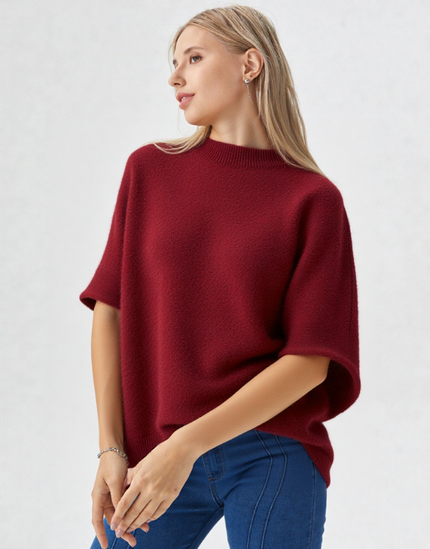 pull manches courtes ample