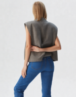 gilet sans manches rayures