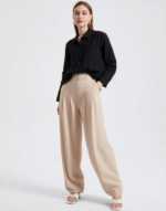 pantalon fluide à pinces