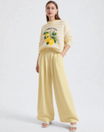 pantalon fluide à pinces