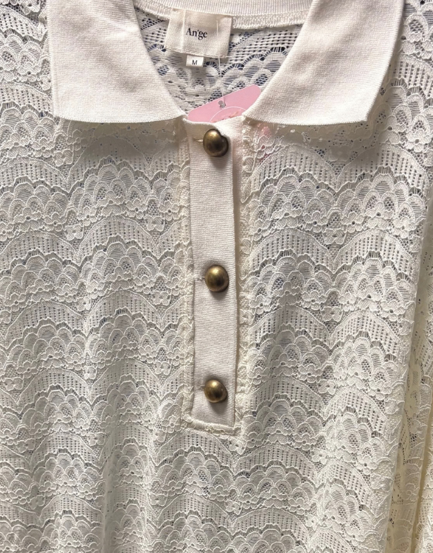 blouse ajourée dentelle