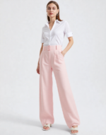 pantalon fluide à pinces