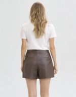 jupe short marron