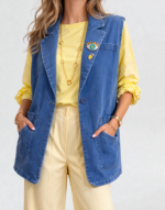 veste mi longue jean