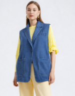 veste mi longue jean